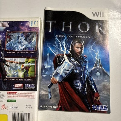 Thor: God of Thunder - Nintendo Wii Game - Manual PAL