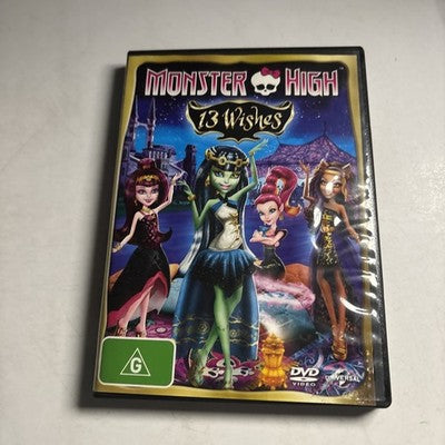 Monster High - 13 Wishes (DVD, 2013) Region 4,2