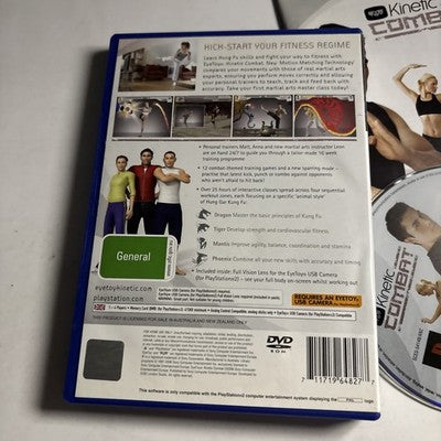 Kinetic Combat For Eyetoy Sony Playstation 2 PS2 PAL Manual
