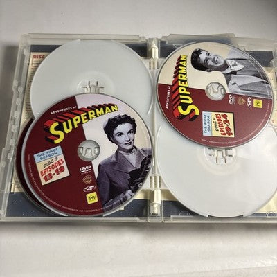 Adventures of Superman : Season 1 & 2 (DVD, 1952, 10-Disc) Region 4