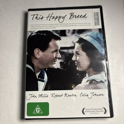This Happy Breed (DVD, 1944) Celia Johnson, John Mills Region 4 *New Sealed*