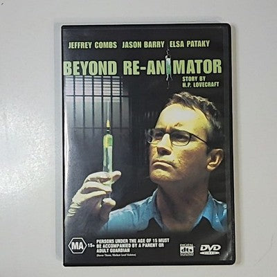 Beyond Re-Animator (DVD, 2003) Jeffrey Combs, Barbara Elorrieta Region 4