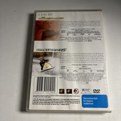 Transporter/ Transporter 2 (DVD, 2-Disc) Jason Statham Region 4