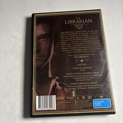 The Librarian Trilogy (DVD, 2004, 3-Disc) Region 4 NEW