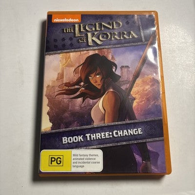 The Legend of Korra - Change : Book 3 (DVD, 2012) Region 4 NEW
