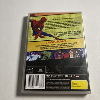 Spider-Man - The Animated Series : Season 1 (DVD, 2003) Region 4,2