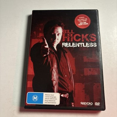 Bill Hicks Relentless (DVD, 1992) Region 4 NEW