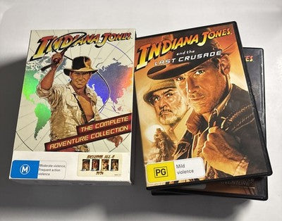 Indiana Jones - Complete Adventure Collection (Box Set, DVD, 2009) Region 4