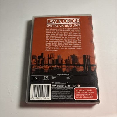 Law and Order - Special Victims Unit : Season 6 (DVD, 2003) Region 4,2