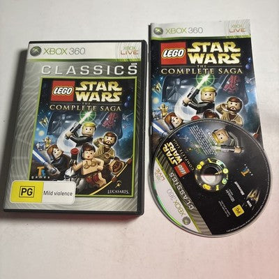 Lego Star Wars: The Complete Saga Microsoft XBOX 360 PAL Game Complete