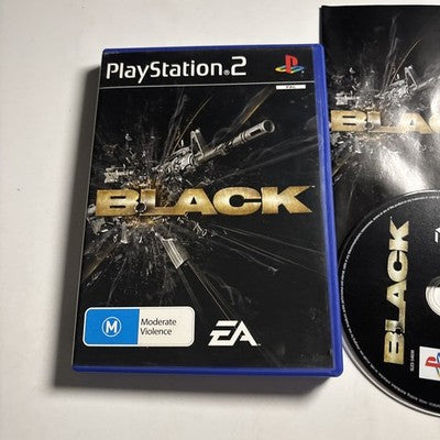 Black PS2 Sony Playstation 2 PAL Manual