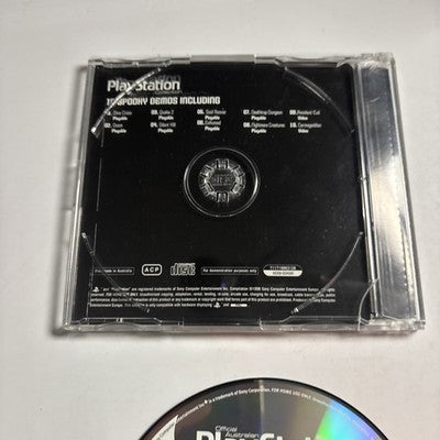PS1 The Best Playstation Horror Games Ever Playstation 1 Demo Disc PAL