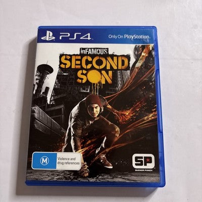 Infamous Second Son Playstation 4 Ps4 Game With Manual