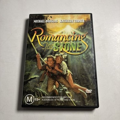 Romancing the Stone (DVD, 1984) Michael Douglas, Kathleen Turner Region 4 NEW