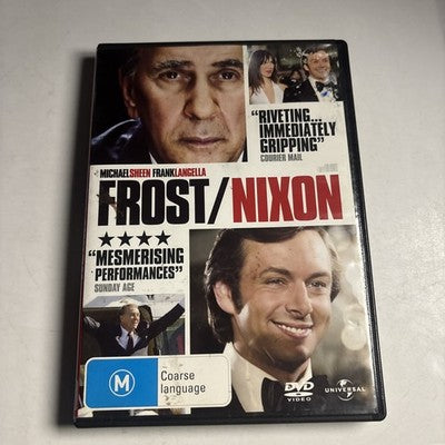 Frost/Nixon (DVD, 2008) Frank Langella, Kevin Bacon, Michael Sheen Region 4,2