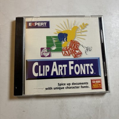 Clip Art Fonts PC CDROM