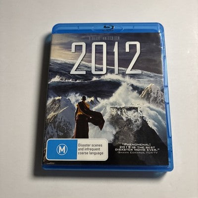 2012 (Blu-ray, 2009) Chiwetel Ejiofor, Danny Glover, John Cusack, All Regions