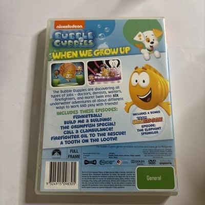 Bubble Guppies - When We Grow Up (DVD, 2014) Region 4