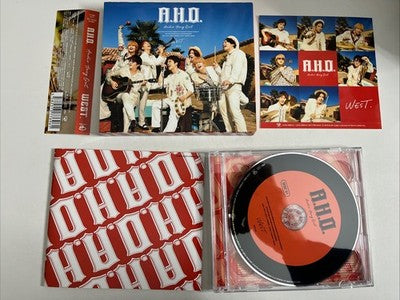 West -  A.H.O. Audio Hang Out (CD + Blu-ray, 2025, 2-Disc) Japan Obi
