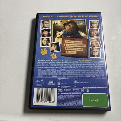 Paddington (DVD, 2014) Ben Whishaw, Matt Lucas, Geoffrey Palmer, Region 4