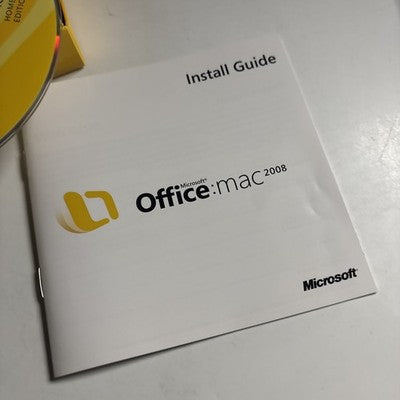 Microsoft Office Mac 2008 DVD-ROM