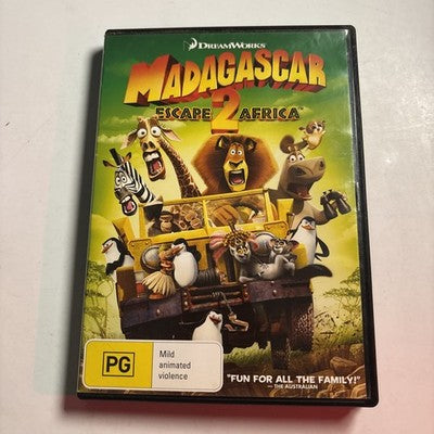 Madagascar - Escape 2 Africa (DVD, 2008) Region 4