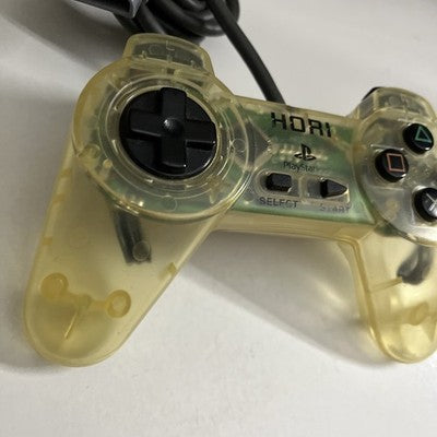 Hori Gamepad Controller Clear SLPH 00029 For Sony PlayStation 1