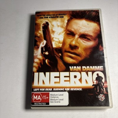 Inferno (DVD, 1999) Jean-Claude Van Damme Region 4