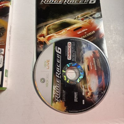 Ridge Racer 6 • Xbox 360 Game + Manual (2005) PAL AUS • Complete