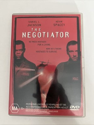 The Negotiator (DVD, 1998) Kevin Spacey, Samuel L. Jackson Region 4