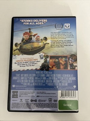 Storks (DVD, 2016) Animated Film Region 4