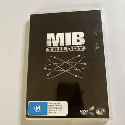 Men in Black Trilogy (DVD, 2012, 3-Disc) Will Smith, Tommy Lee Jones Region 4,2