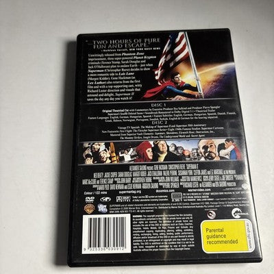 Superman II (Special Edition, DVD, 1980) Christopher Reeve Region 4 NEW