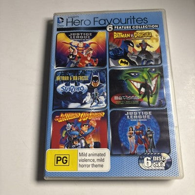 DC Comics Hero Favourites Collection DVD *Missing 1-Disc* Region 4