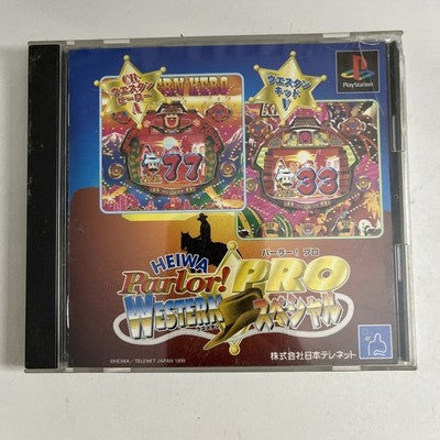 Heiwa Parlor! Pro Western Special PS1 Sony PlayStation 1 NTSC-J Japanese Game