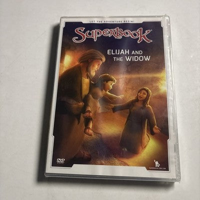 Superbook - Elijah and the Widow (DVD, 2018) All Regions *New Sealed*