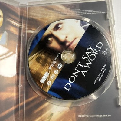 Don't Say a Word (DVD, 2001) Michael Douglas Region 4
