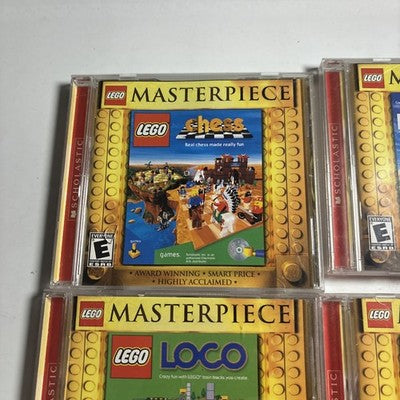 Lego Masterpiece: Loco, Chess, Legoland, Racers PC CDROM 1999