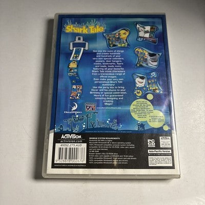 Shark Tale - Paint & Create PC CDROM Animation Interactive Children