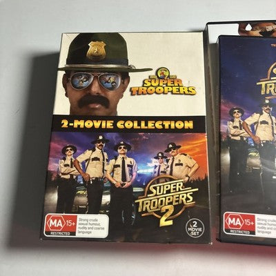 Super Troopers / Super Troopers 2 (DVD, 2018) Region 4