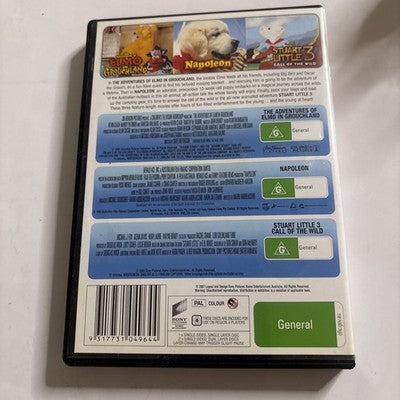 The Adventures of Elmo in Grouchland / Napoleon / Stuart Little 3 (DVD) Region 4
