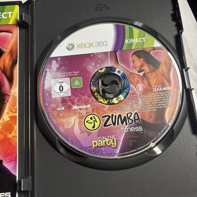 Zumba Fitness Kinect Microsoft XBOX 360 PAL Fitness Game Manual