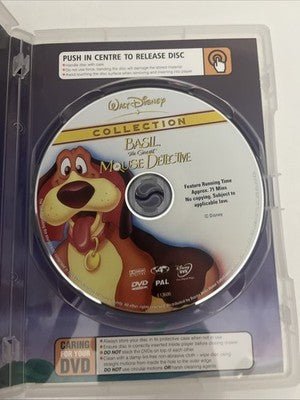 Basil The Great Mouse Detective (DVD, 1986) Disney Animation Region 4