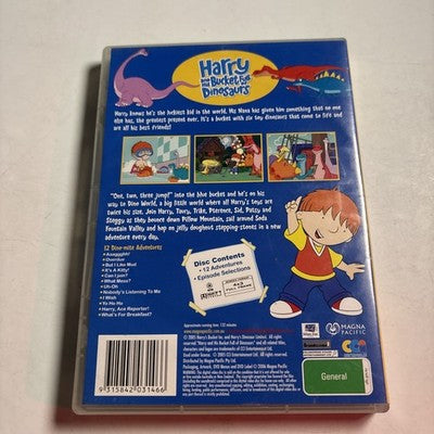 Harry and His Bucket Full of Dinosaurs : Vol 1 (DVD, 2005) Region 4