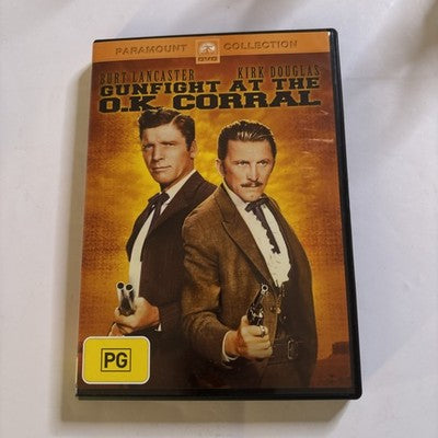 Gunfight at the O.K. Corral (DVD, 1957) Burt Lancaster, Kirk Douglas Region 4
