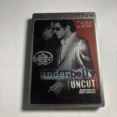 Underbelly Uncut - Steel Case (DVD, 2008) Region 4