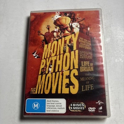 Monty Python The Movies Collection DVD 4-Disc Set Region 4