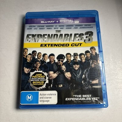 The Expendables 3 (Extended Edition, Blu-ray, 2014) Sylvester Stallone Region B
