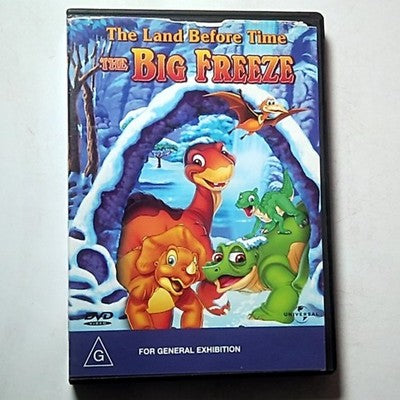 The Land before Time - The Big Freeze : Vol 8 (DVD, 2001) Region 4,2