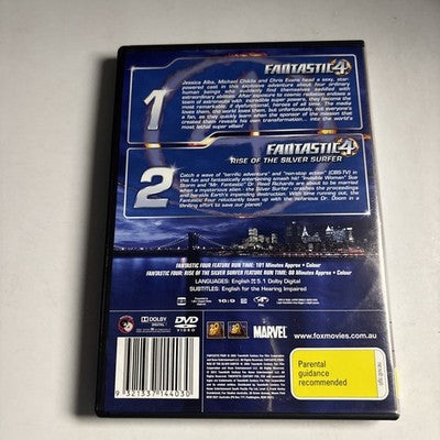 Fantastic Four / Fantastic Four - Rise of the Silver Surfer (DVD, 2010) Region 4
